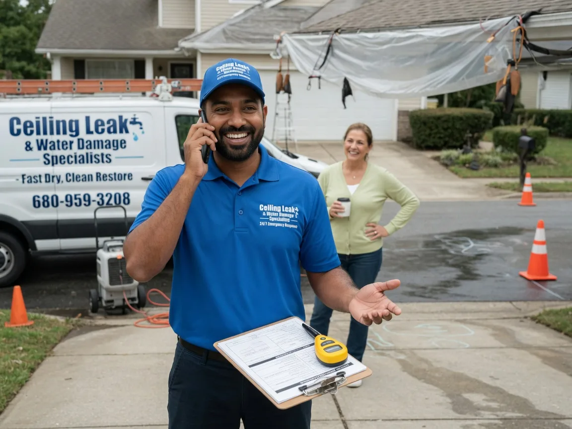 Ceiling Leak Cleanup Pine Bluffs, WY FAQs